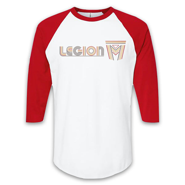 LEGION M Vintage Logo Raglan Legion M Shop