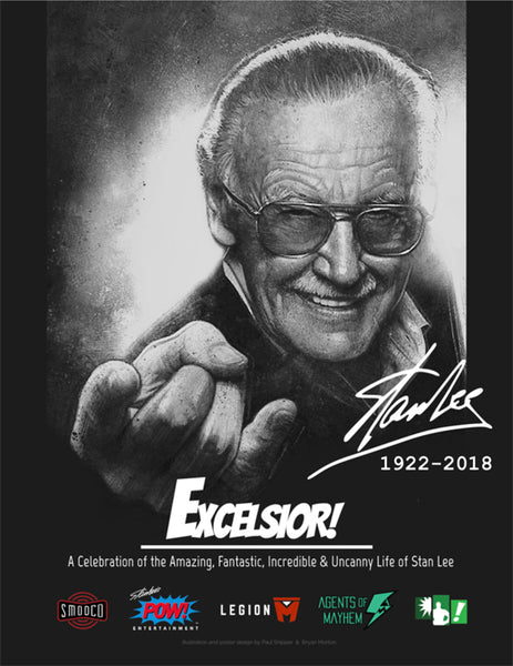 ブレスリーポスター STAN LEE - Excelsior! Tribute Poster – Legion M Shop