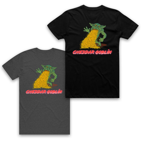 MANDY - Cheddar Goblin Metal Tee – Legion M Shop