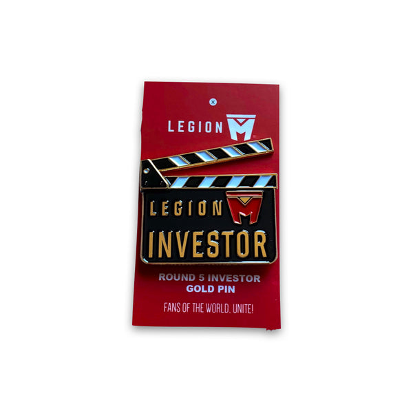 LEGION M - Round 5 Investor Pin - Gold Edition