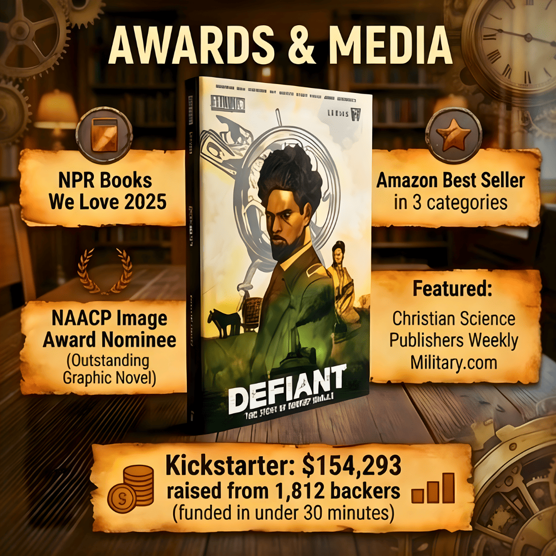 DEFIANT - The Story of Robert Smalls - Graphic Novel (HARDCOVER ...