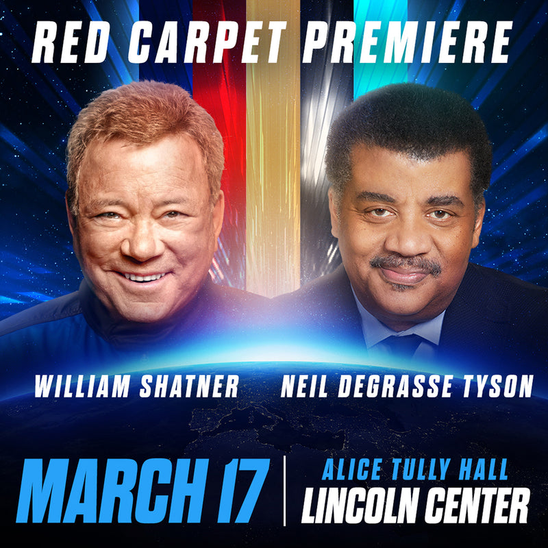 WILLIAM SHATNER: YOU CAN CALL ME BILL - Event Ticket - NYC Premiere ELITE VIP