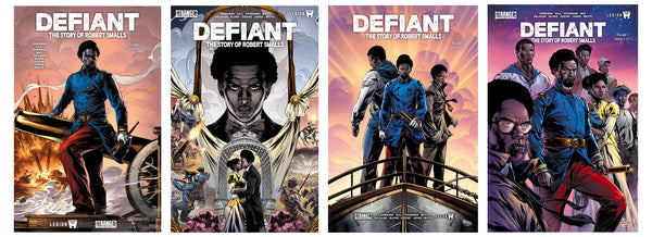 DEFIANT: The Story of Robert Smalls - Comic Book Issue #1-4 Package (Retail Cover)