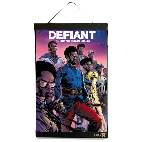 DEFIANT - The Story of Robert Smalls - Mini Poster and Hanging Frame - 11 inch
