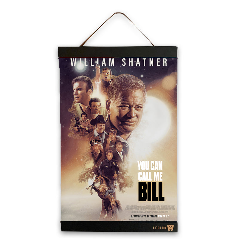 WILLIAM SHATNER: YOU CAN CALL ME BILL - Three Mini Poster Set and Three Hanging Frames - 11 inch