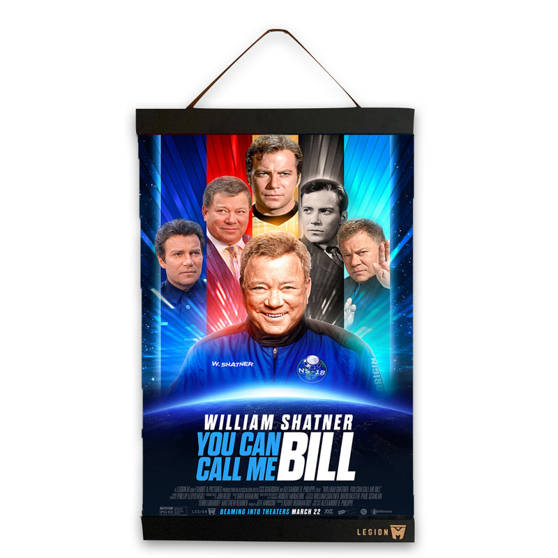 WILLIAM SHATNER: YOU CAN CALL ME BILL - Three Mini Poster Set and Three Hanging Frames - 11 inch