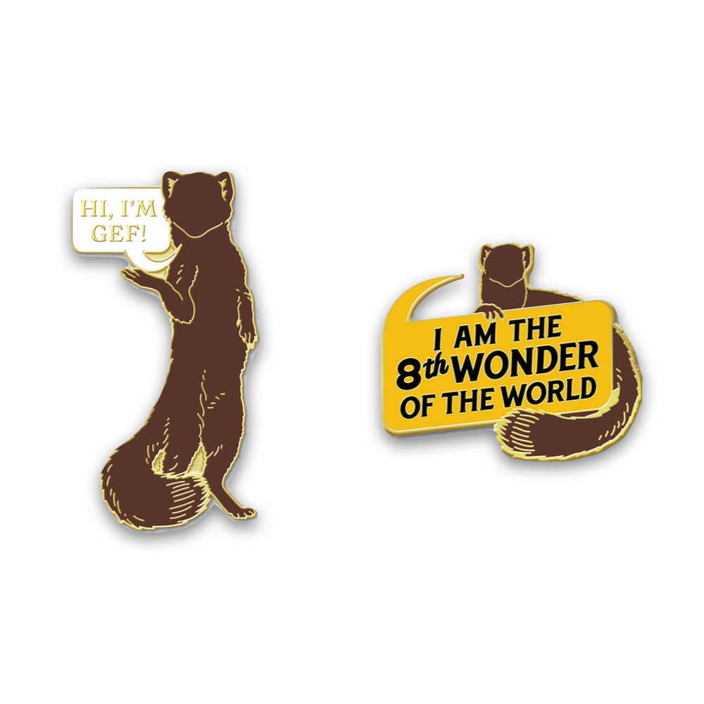 NANDOR FODOR AND THE TALKING MONGOOSE - Hi I'm GEF and 8th Wonder Pin ...