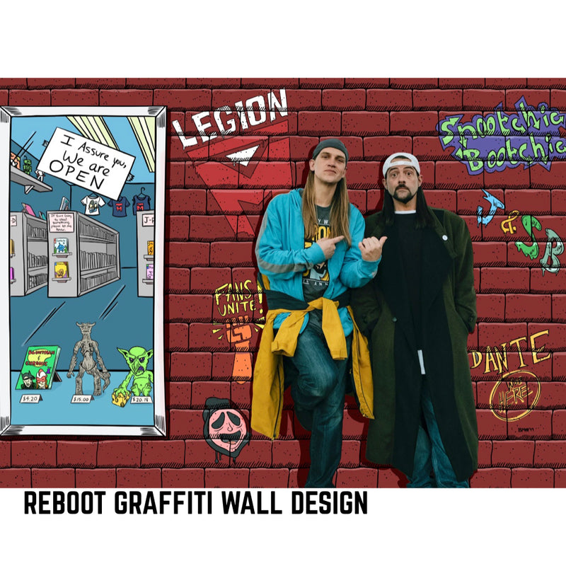 JAY & SILENT BOB REBOOT - Graffiti Wall Collab - Reboot Red