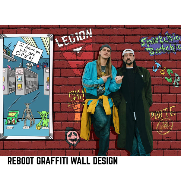 JAY & SILENT BOB REBOOT - Graffiti Wall Collab - Reboot Red Tank