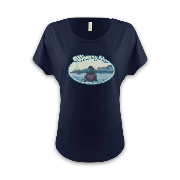 THE LEFT RIGHT GAME - Wintery Bay Souvenir - Women's Dolman Tee