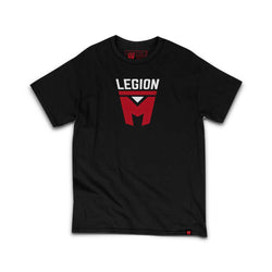 LEGION M - Classic Shield Logo - Unisex Black Tee