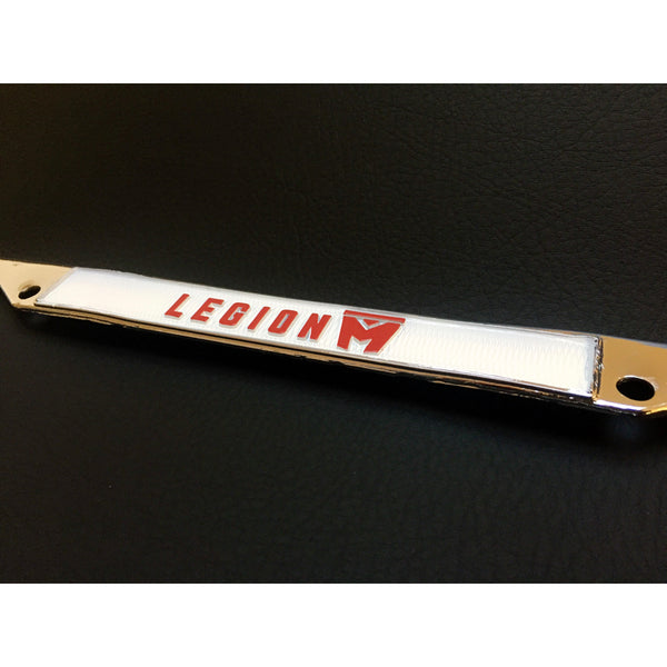 LEGION M - Chrome Metal License Plate Frame