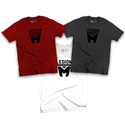 LEGION M - Black Shield Logo Tee