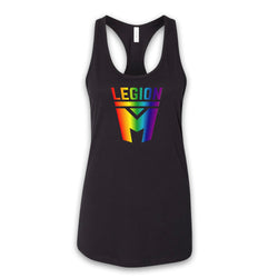 LEGION M PRIDE - Rainbow Fill - Women's Racerback Tank