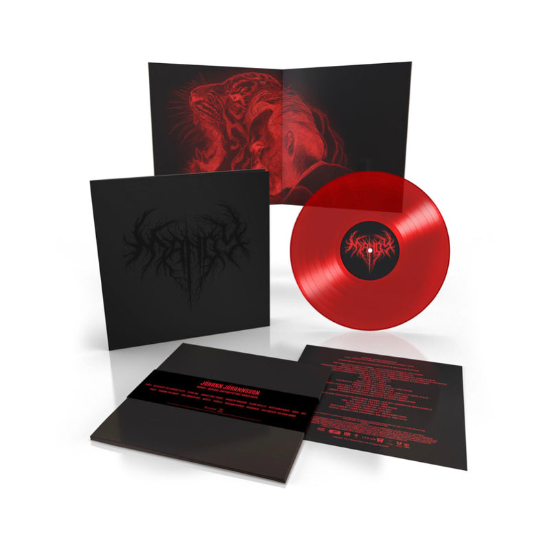 MANDY - Soundtrack Vinyl with Limited Edition Pin - Translucent Red Vinyl