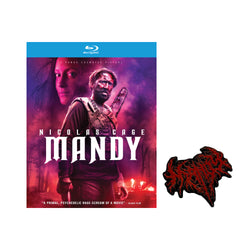MANDY - Blu Ray with Limited Edition Pin