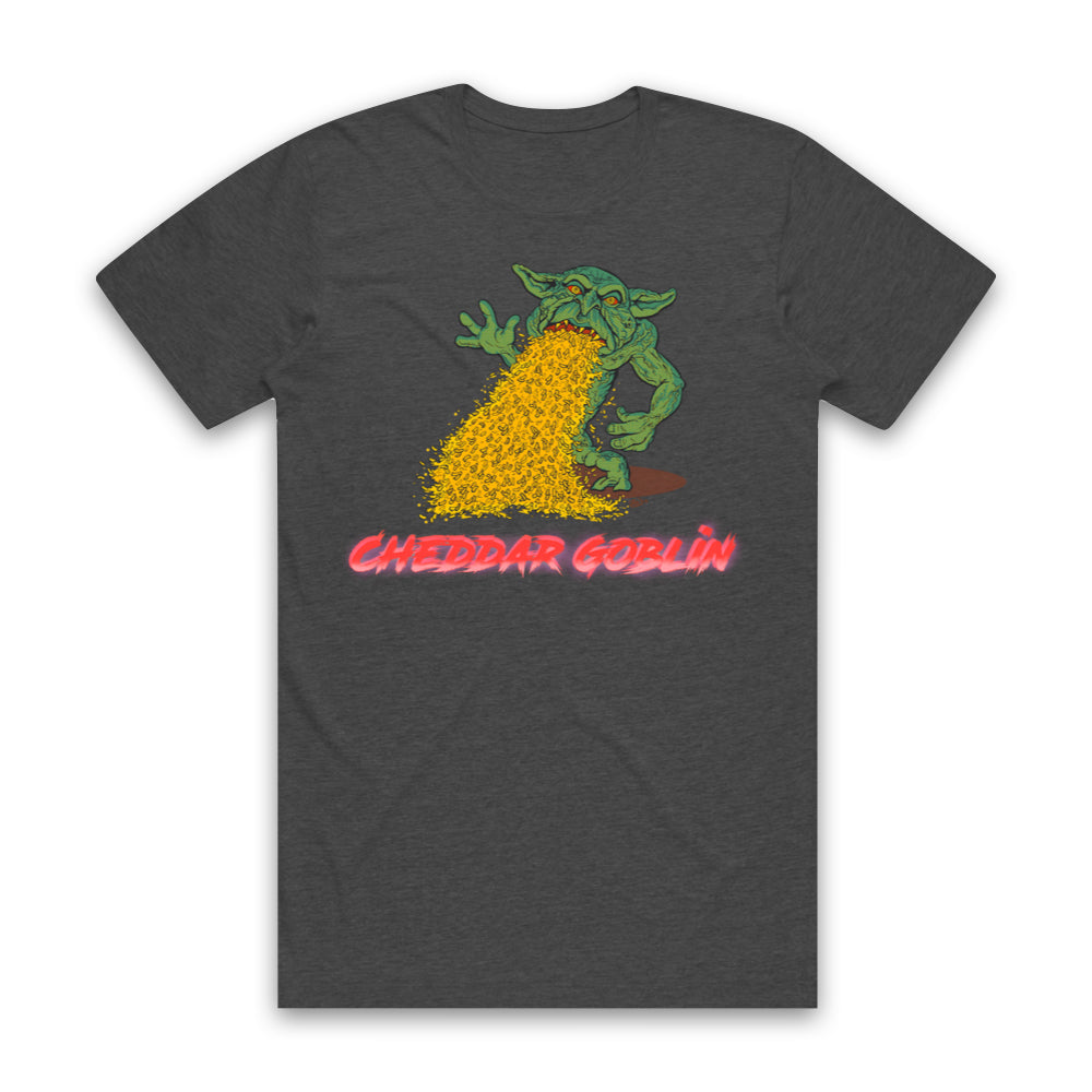 MANDY - Cheddar Goblin Metal Tee – Legion M Shop