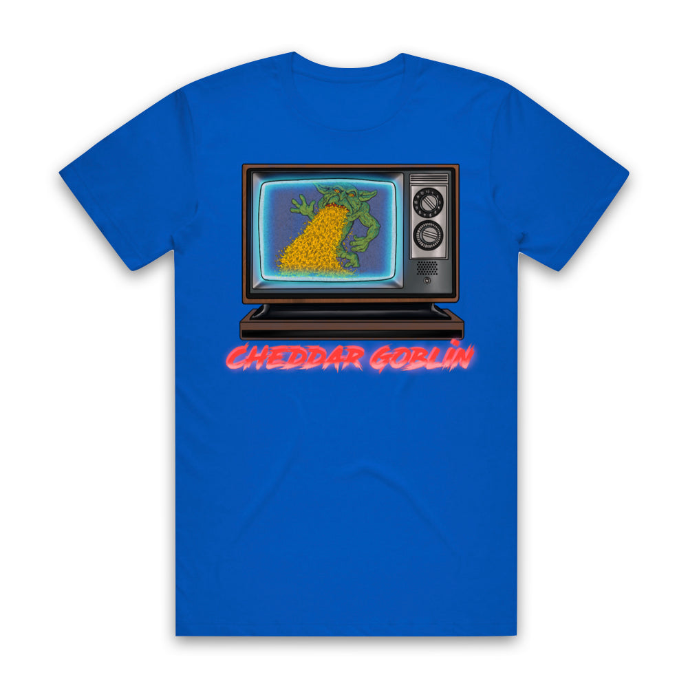 MANDY - Cheddar Goblin Retro TV Tee – Legion M Shop