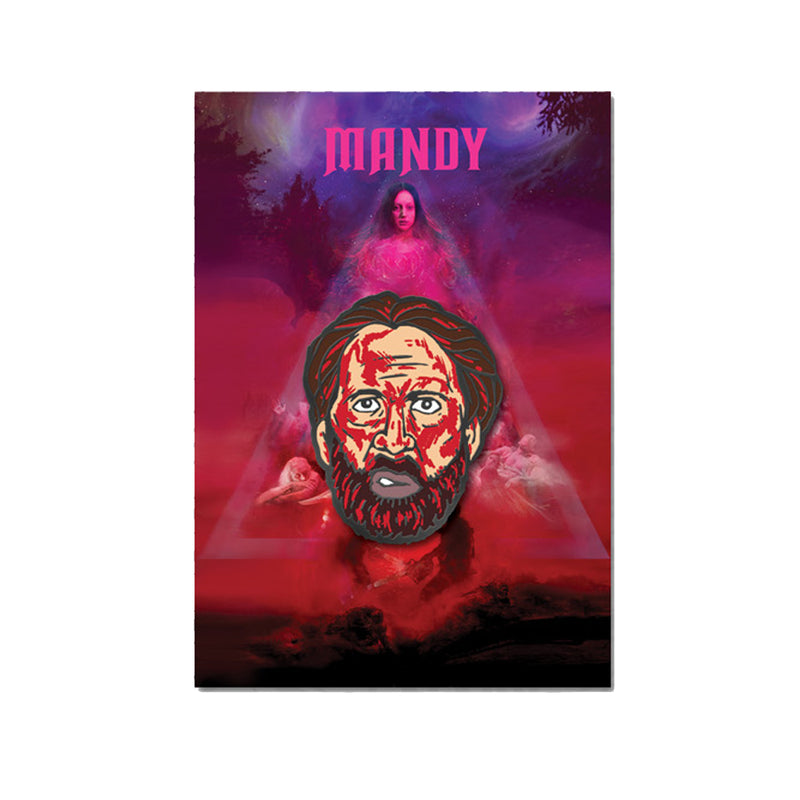 MANDY - Red Miller Bloody Head Pin