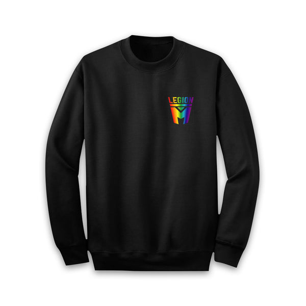 LEGION M PRIDE - Pocket Rainbow Fill Sweater