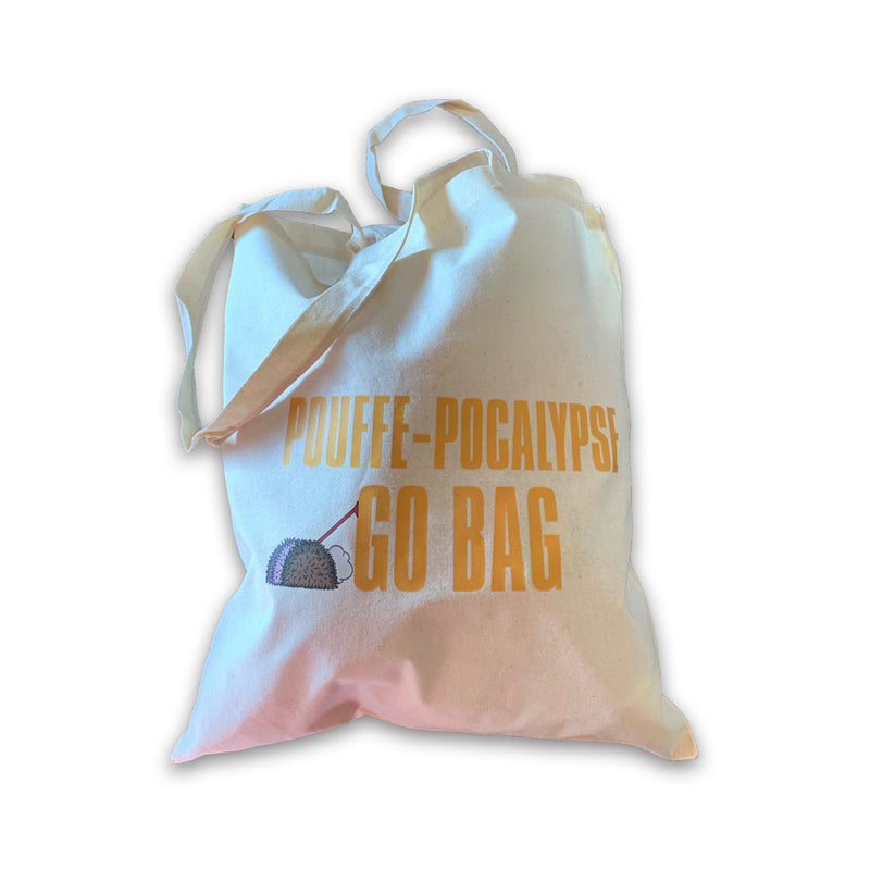 SAVE YOURSELVES! - Pouffe-Pocalypse Go Bag