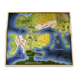 THE EMPEROR'S BLADES - Annurian Empire Map Poster - Autographed Edition
